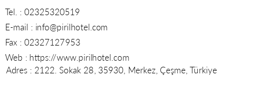 Prl Hotel Thermal Beauty Spa telefon numaralar, faks, e-mail, posta adresi ve iletiim bilgileri